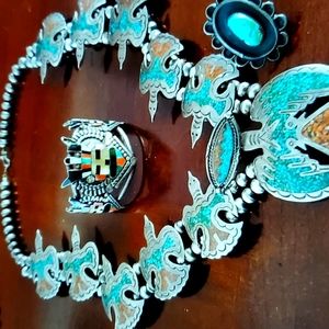 COPY - COPY - 1960s Yuni turquoise jewelry. MAKE ME AN OFFER